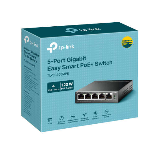 TP-Link TL-SG105MPE 5-port Gigabit Easy Smart Switch, 2004895252500264 03 