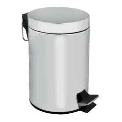 Waste bin with pedal 11054 chrom 12l