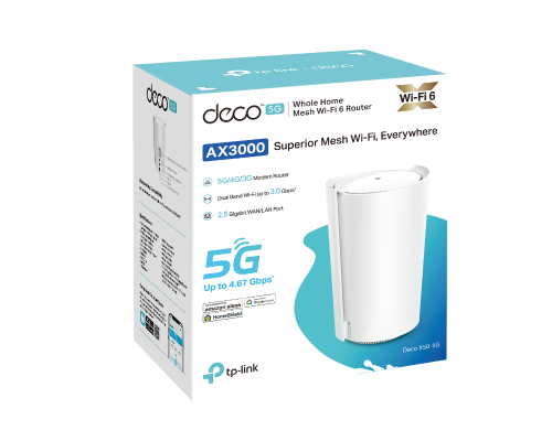 Безжична 5G Wi-fi 6 Mesh система TP-Link Deco X50-5G AX3000, 2004897098687949 11  — OK Office Безжична 5G Wi-fi 6 Mesh система TP-Link Deco X50-5G AX3000, 2004897098687949 11