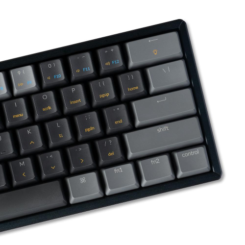 Keychron K12 Gaming Keyboard, Gateron Blue, RGB LED, Black, 2004897115551222 04  — OK Office Keychron K12 Gaming Keyboard, Gateron Blue, RGB LED, Black, 2004897115551222 04