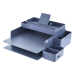 Desk organizer OfBox Minimal Gray, 1000000000049019 04 