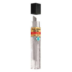 Leads Pentel Hi-Polymer 2B 0.5mm 12 pcs.