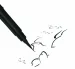 Calligraphic brush Pentel + 4 refills, 1000000000028215 08 