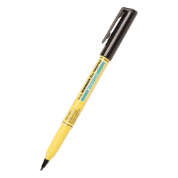 Маркер текстил Pentel NM10 Объл черен