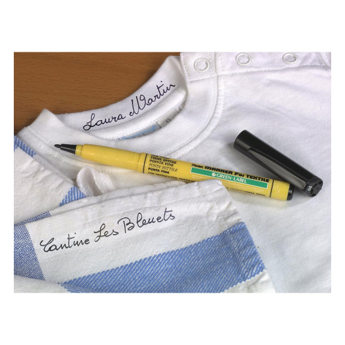 Textile Marker Pentel NM10 Round black, 1000000000026882 03 