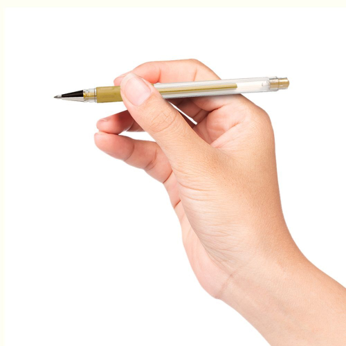 Ролер Pentel Hybrid Metal 0.8мм златен, 1000000000028633 09 