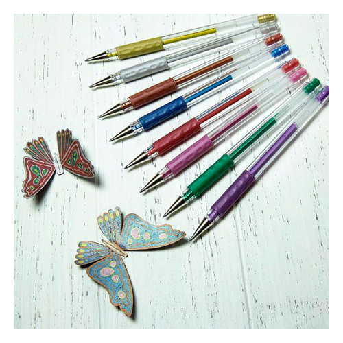 Ролер Pentel Hybrid Metal 0.8мм сребърен, 1000000000028634 07 