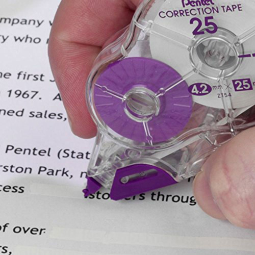 Correction tape Pentel Extra 25 4.2mm/25, 1000000000026976 06 