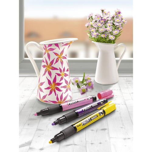 Paint Marker Pentel MMP20 4mm round silv, 1000000000027907 06 