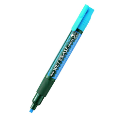 Маркер тебешир Pentel Объл/Скосен син