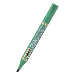 Перм. маркер Pentel N860 Скосен зелен