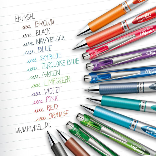 Ролер Pentel Energel BL77 0.7 мм зелен, 1000000000026808 03 