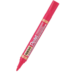 Permanent Marker Pentel N850 round red