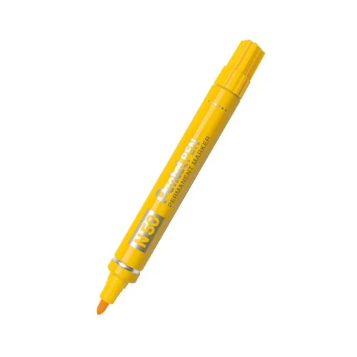 Permanent Marker Pentel N50 round yellow, 1000000000026873