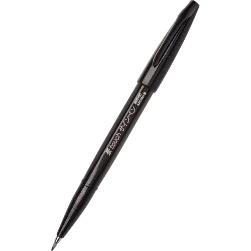 Маркер Четка Pentel Brush Sign Pen черен, 1000000000032464