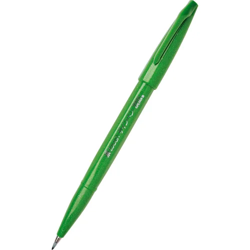 Маркер Четка Pentel Brush Sign Pen зелен, 1000000000032467
