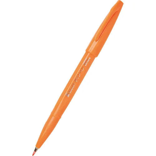 Маркер Четка Pentel Brush Sign Pen оранж, 1000000000032469