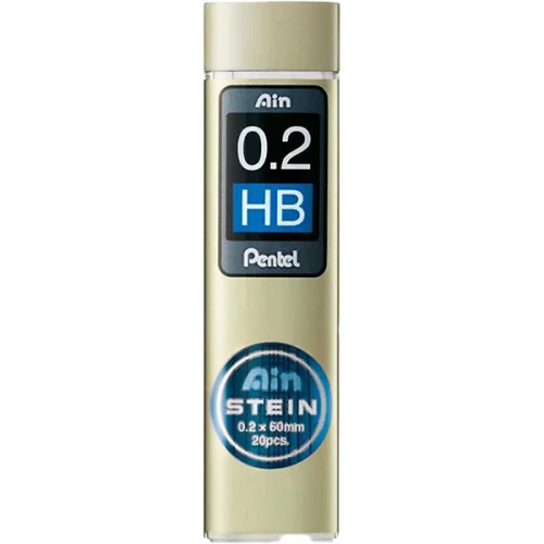 Leads Pentel Ain Stein HB 0.2 mm 20 pcs., 1000000000026965