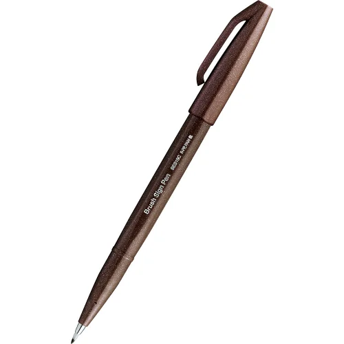 Marker Brush Pentel Brush Sign Pen brown, 1000000000042626
