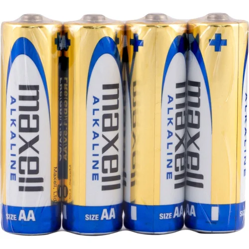 Alkaline battery Maxell AA/LR6 shrink 4, 1000000000042592