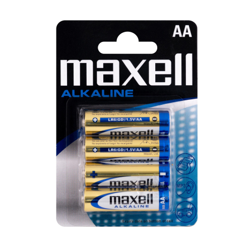 Alkaline battery Maxell AA/LR6 bl. 4, 1000000000047501 03 