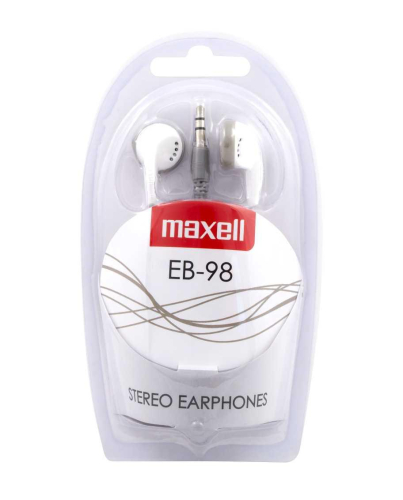 Слушалки тапи MAXELL EB-98  бели, 2004902580748517 — OK Office Слушалки тапи MAXELL EB-98  бели, 2004902580748517
