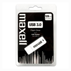 Памет USB 3.0 128GB Maxell Flix бял