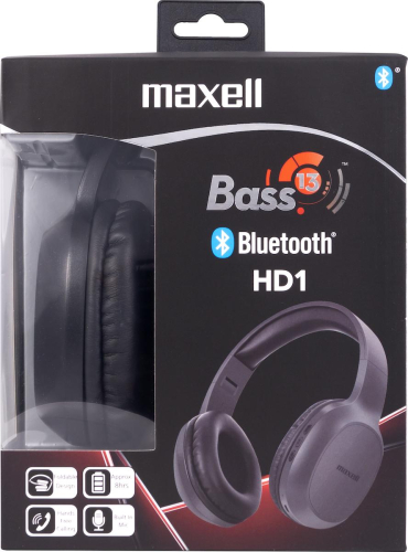 Безжични слушалки MAXELL BASS 13 B13-HD1, черен, 2004902580787899 02 
