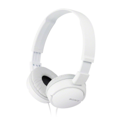Слушалки Sony MDR-ZX110AP, бели