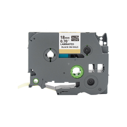 Brother Lamin Tape TZE841 BK/GO 18/8 com