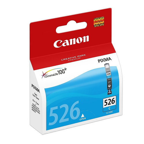 Патрон Canon CLI-526C Cyan оригинал 500 стр, 2004960999670034 03 