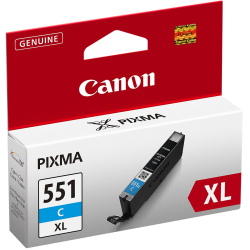 Патрон Canon CLI-551XL Cyan орг 650стр