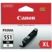 Ink cartridge Canon CLI-551XL Black Оriginal 4.4k, 2004960999904948 02 