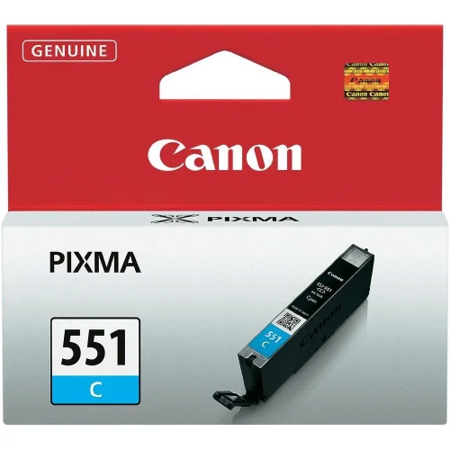 Патрон Canon CLI-551 Cyan оригинал 300стр, 2004960999905556 02 