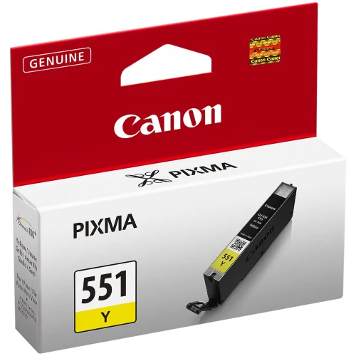 Патрон Canon CLI-551 Yellow оригинал 300стр, 2004960999905563