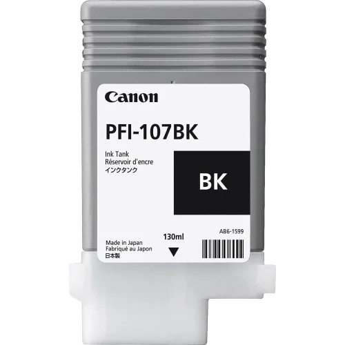 Патрон Canon PFI-107 Black оригинал 130мл, 2004960999910949