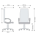 Office chair Ergo Black, 1000000000049675 06 