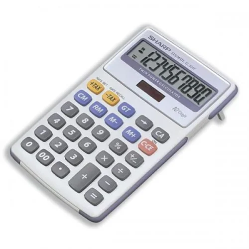 Calculator Sharp EL-334F 10digit wh., 1000000000032815 02 