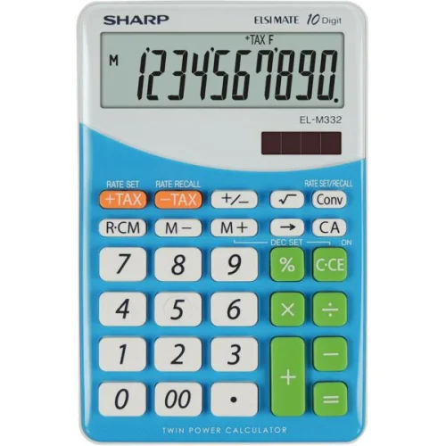 Calculator Sharp EL-M332 10digit black, 1000000000029635