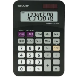 Calculator Sharp EL-330F 8digit black