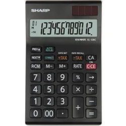 Calculator Sharp EL-128C 12digit black