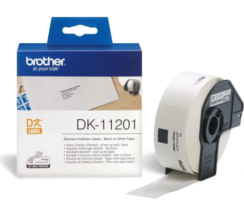 Brother l.roll DK-11201 29mmx90mm 400pcs, 1000000000024766 02  — OK Office Brother l.roll DK-11201 29mmx90mm 400pcs, 1000000000024766 02