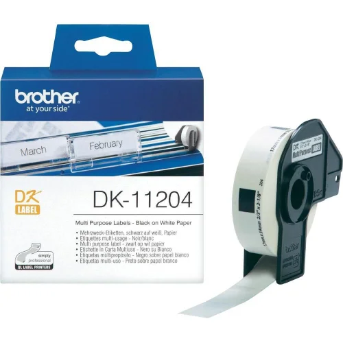 Brother l.roll DK-11204 17mm/54mm 400pcs, 1000000000021882