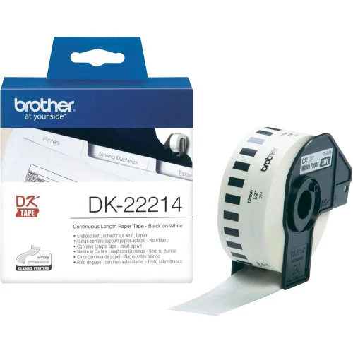 Етикети Brother DK-22214 12мм/30.5м орг, 1000000000012576