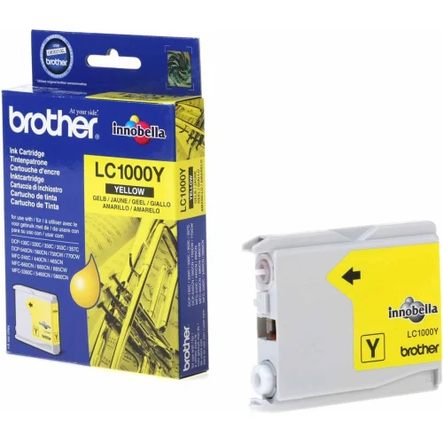 Патрон Brother LC-1000Y Yellow оригинал, 1000000000008339