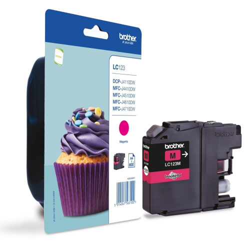 Brother Ink cartr.LC123M MAG origin, 1000000000015704 02  — OK Office Brother Ink cartr.LC123M MAG origin, 1000000000015704 02