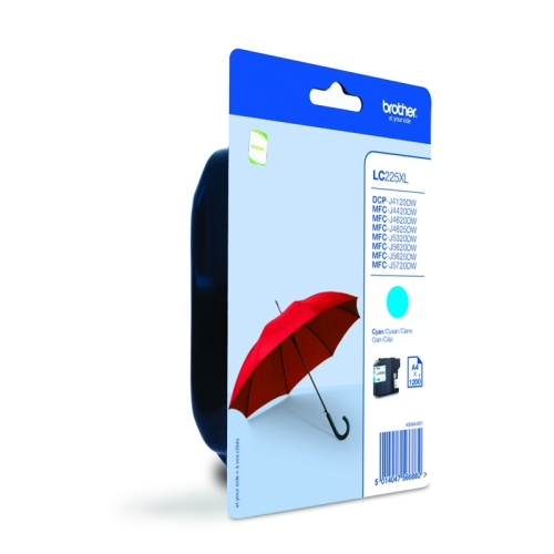 Brother Ink cartr.LC225XLC Yellow origin, 1000000000019633 02 