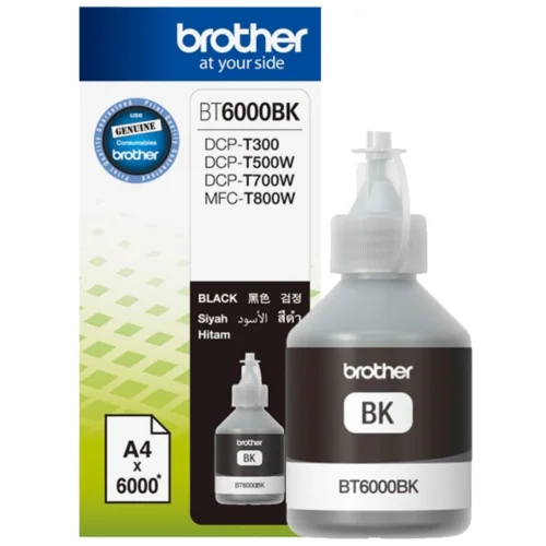 Ink bottle Brother Bt-6000 black 6k, 1000000000022050