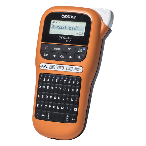 Label printer BROTHER PT-E110VP Cyrillic, 1000000000050392 02  — OK Office Label printer BROTHER PT-E110VP Cyrillic, 1000000000050392 02