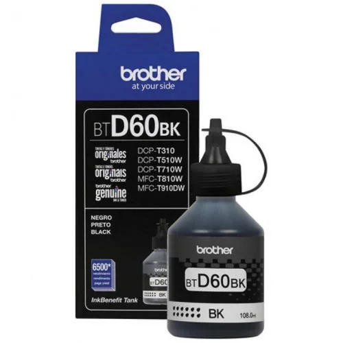 Ink bottle Brother BT-D60 black 6.5k, 1000000000030398